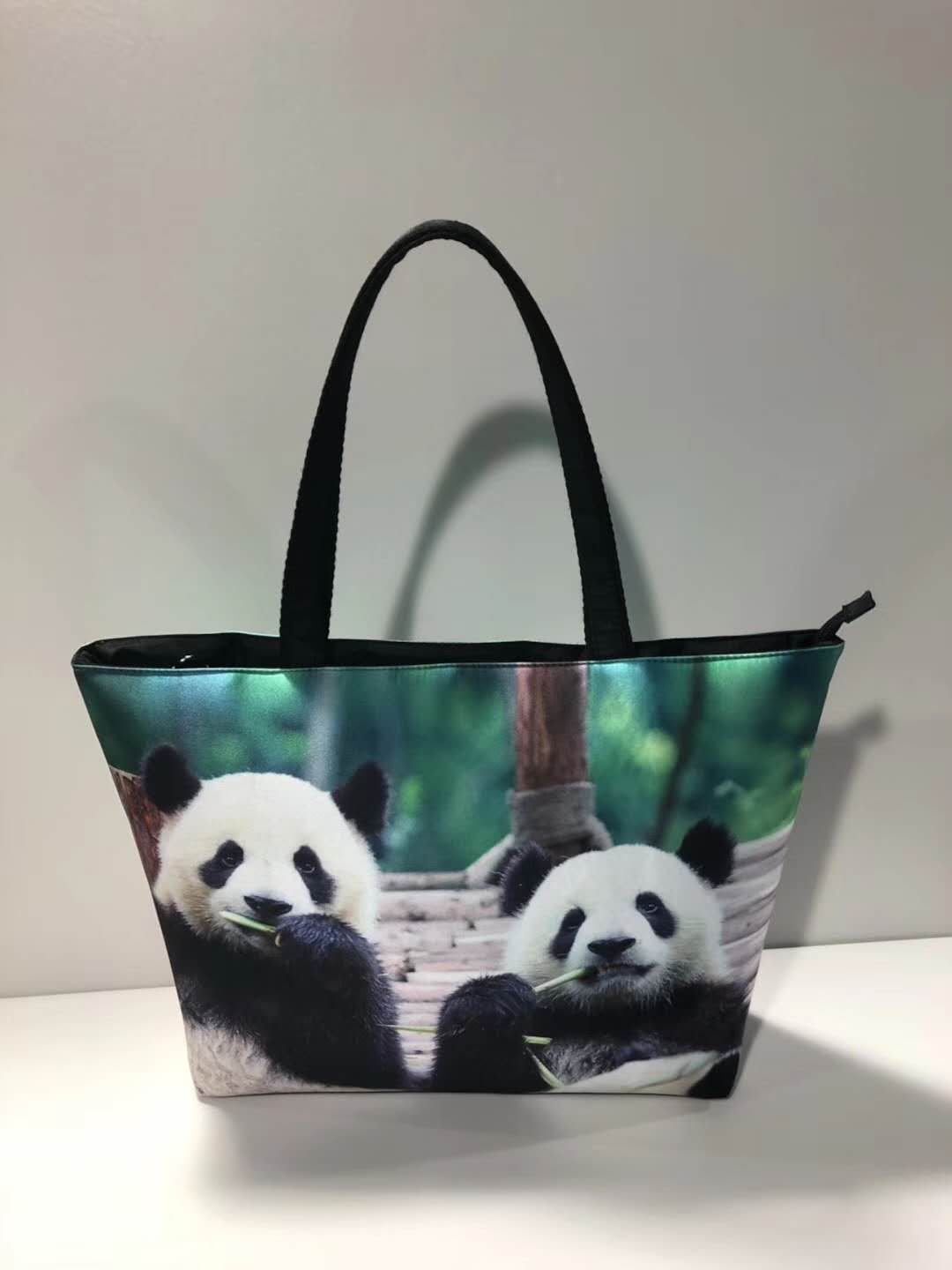 创意熊猫斜挎包